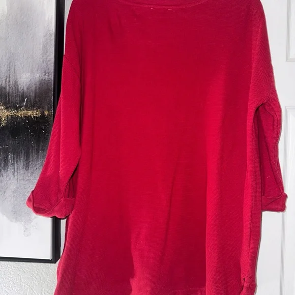 Women's Red Arkansas Razorbacks Long Sleeve Top - Picture 7 of 7